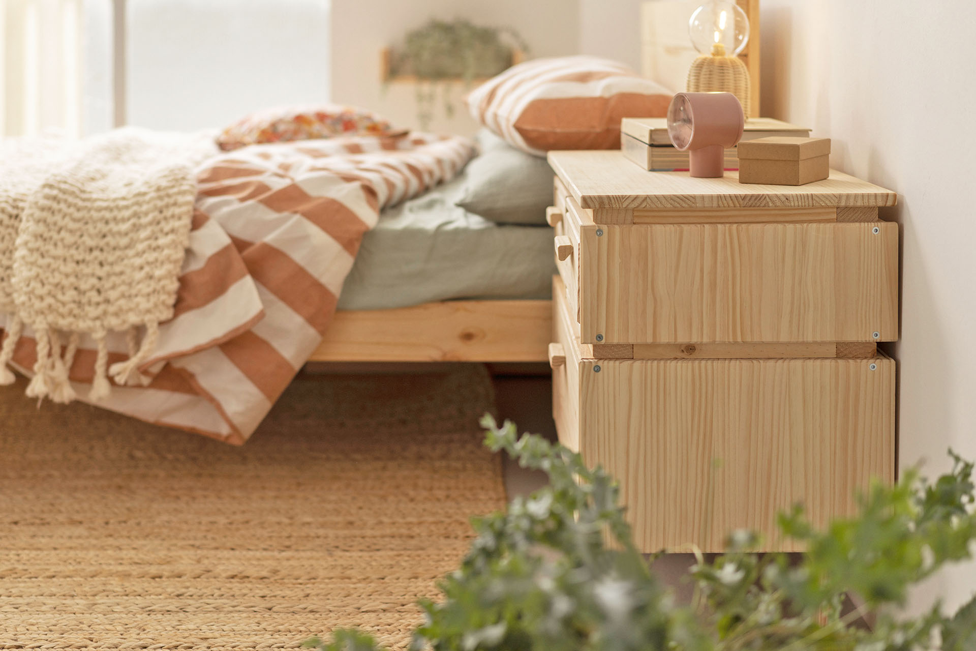 Imagen de ambiente 4 para:Mesilla de noche de estilo nórdico